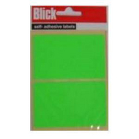 Blick Labels Fluorescent Bag 50x80mm Green RS010654 Pk20