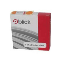 Blick Round Dispenser Self-Adhesive Labels 19mm Yellow Pk1280 RS012252