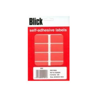 Blick Colour Labels Flat Pack 25x50mm Red Pk320 RS019954