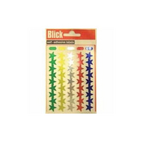 Blick Labels Metal Star Assorted 14mm Pk9 RS026150
