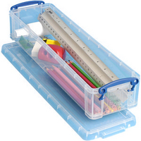 Really Useful Box Pencil/Stationery Box 1.5 Litre Clear 1.5C