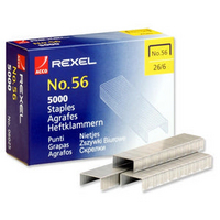 Rexel Staples No56 6mm Pk5000 06025 RX06025