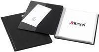 Rexel Slimview Display Book A4 50-Pocket Black 10048Black