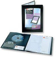 Rexel Clearview Display Book A4 24-Pocket Black 10320Black