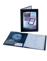 Rexel Clearview Display Book A3 24-Pocket Black 10405Black