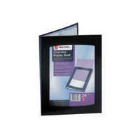 Rexel Clearview Display Book A5 24-Pocket Black 10410Black