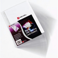 Rexel Nyrex Card Holder A4 Clear Open Top Pk25 PGCA41 12081