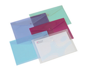 Rexel Carry Folder A4 Translucent Assorted Pk6 16129AS