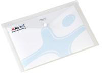 Rexel Carry Folder A4 Translucent White Pk5 16129WH