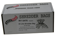 Safewrap Shredder Bag 40L Pk100 RY0470