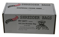 Safewrap Shredder Bag 100L Pk50 RY0471