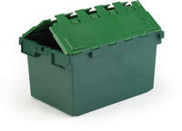 Plastic Container/Lid Green 64L 306598