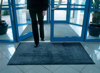 Entrance Mat Washable 1150x1750mm Black/Blue 312468
