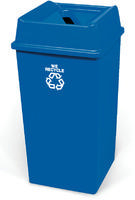 Waste Paper Recycling Bin 132.5L Blue 324161
