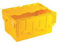 Attached Lid Container 54L Yellow 375817