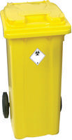 Refuse Container 120L 2-Wheel Yellow 377918