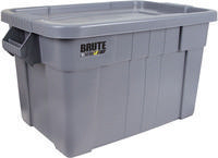Brute Tote Box/Lid 75L Grey 382216