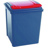 VFM Recycling Bin Red 50L 384289