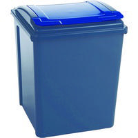 VFM Recycling Bin Blue Grey/Blue 50L 384290