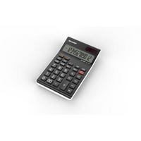 Sharp Black EL-124AT Desktop Calculator Pk1 EL124ATWH