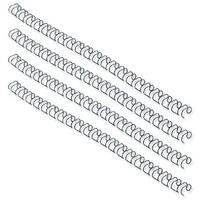 Fellowes Wire Binding Element 14.3mm Black Pk 100 53277-0
