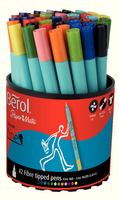 Berol Colourfine Pen Assorted Water Based Ink Tub of 42 CFT S0376490-0