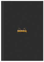 Rhodia Business Book A4 Casebound Hard Back 192 Pages Black 119230C-0