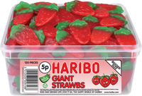 Haribo Giant Strawbs Drum 9547-0