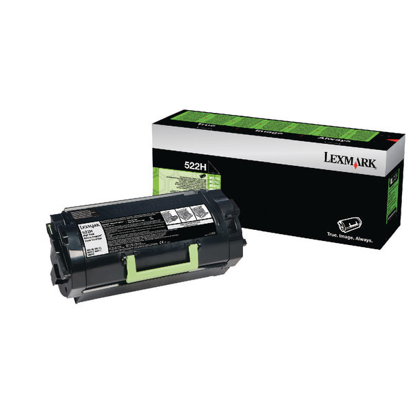 Lexmark 522H Toner Cartridge High Yield Black 52D2H00-0