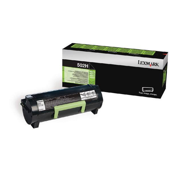 Lexmark 502H Toner Cartridge High Yield Black 50F2H00-0