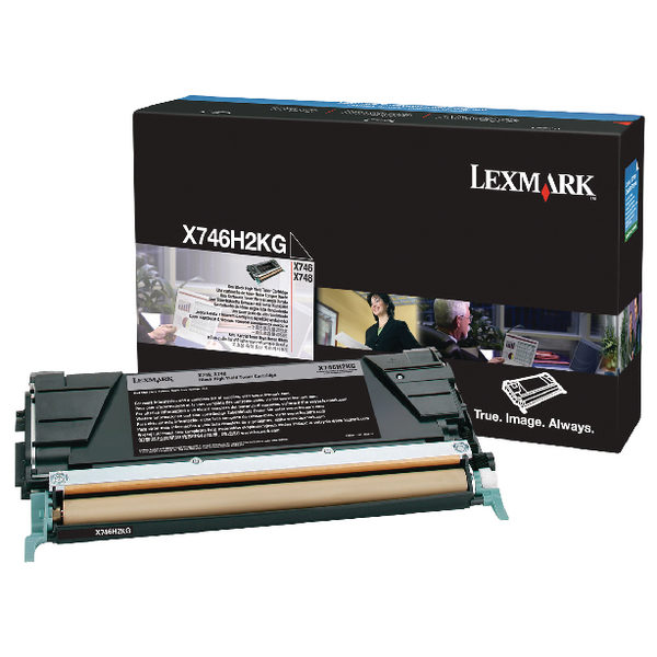 Lexmark X746/X748 Toner Cartridge High Yield Black X746H2kg-0