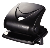 Q-Connect Standard Duty Hole Punch Black-0