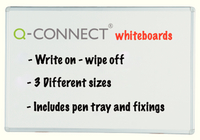Q-Connect Dry Wipe Board 1800x1200mm-0