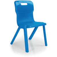 Titan One Piece School Chair Size 2 Blue KF72155-0