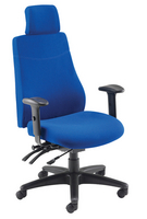 Avior Elbrus Hard Back Operator Chair Blue-0