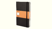 Moleskine Coloured Notebook Ruled Large Hard Black QP060-0