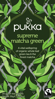 Pukka Supreme Green Matcha Fairtrade WWF Tea Pk 20 P5056SE-0