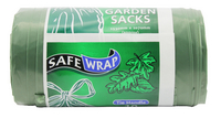 Safewrap Tie Handle Garden Refuse Sack 10 Per Roll Pk 4 0464-0