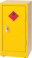 Hazardous Substance Storage Cabinet 28X14X12 inch C/W 1 Shelf Yellow 188737-0