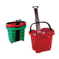 Giant Shopping Basket/Trolley Red SBY20753.-0