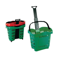 Giant Shopping Basket/Trolley Green SBY20755.-0