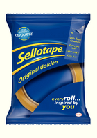 Sellotape Original Golden Tape 24mmx66m Pk6 1443306-0