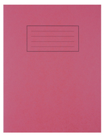 Silvine 9x7 Exercise Book 80pp Feint And Margin Red-0