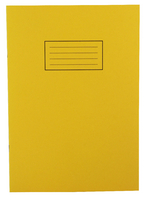 Silvine A4 Exercise Book 80 Pages Ruled Feint and Margin Yellow EX109-0