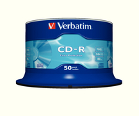 Verbatim CD-R 700MB/80minutes 52X Spindle Pk 50 43351-0
