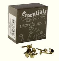 Paper Fastener Pointed 20mm Pk 200-0