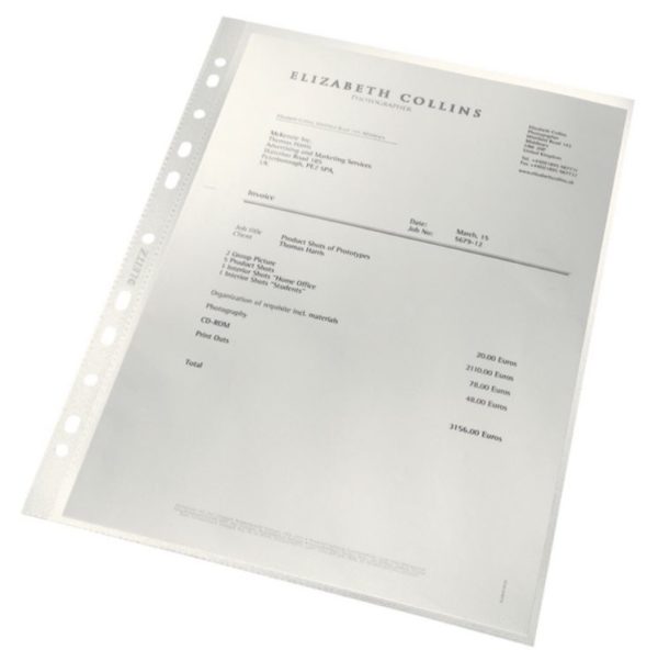 Leitz ReCycle Punched Pockets 00 4791-10-03
