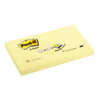 Post-it Z Notes 76x127mm Canary Yellow Pack of 12 R350Y-0