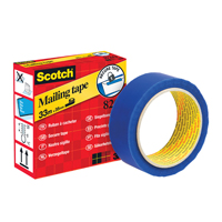 Scotch Secure Mailing Tape 35mm x 33m Blue 820-0