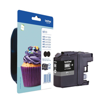 Brother LC-123 Black Ink Cartridge Twin Pack LC123BKBP2-0